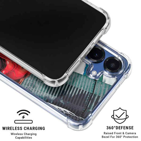 Marvel Avengers Assemble Iron Man Galaxy S25 Clear Case